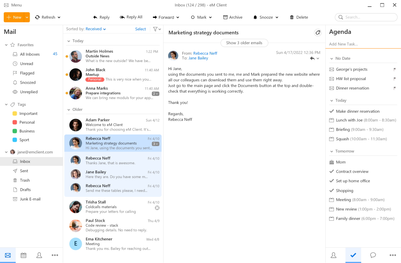opera mail for mac review