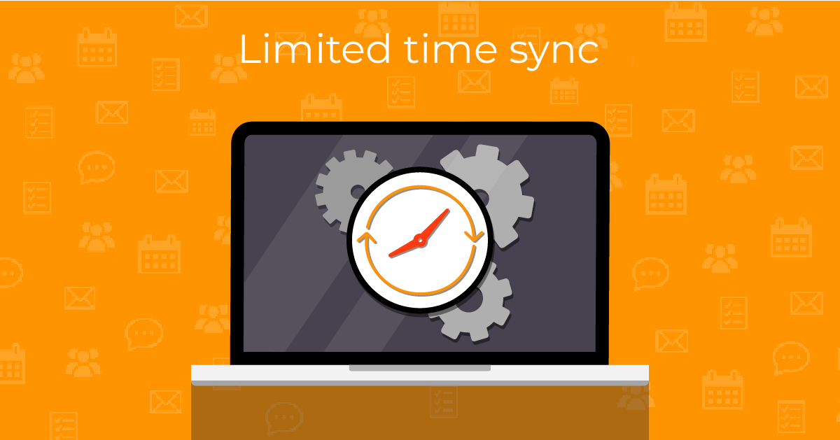 eM Client Limited time sync